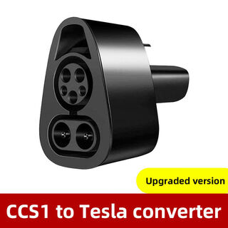 Yusenyi new energy vehicle ccs1tonacs charging pile converter american standard tesla supercharge adapter charging gun head american standard ccs1 to tesla basic model