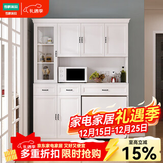 Xuepeng sideboard microwave cabinet nordic restaurant cabinet folding dining table integrated combination custom sideboard b type 1690*420*2075