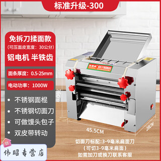 Smvp germany imported quality knife-free commercial noodle making machine electric large noodle machine kneading dough press 300 quality knife-free stainless steel model_with dual-purpose noodle knife