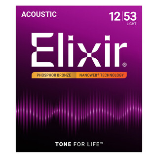 Elixir strings folk guitar acoustic guitar strings genuine imported 16052 brass standard coating