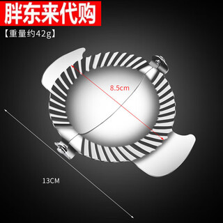 German quality imported quality stainless steel dumpling wrapper kitchen household lazy dumpling machine for making dumplings god small dumpling making machine + filling spoon for fast wrapping -