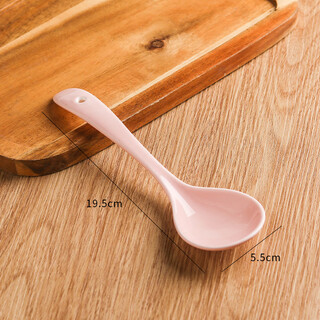 Zailu ceramic long-handled soup spoon for household use, one spoon for each person to serve soup, noodles and porridge, milk powder-noodle spoon