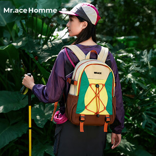 Mr.ace homme outdoor retro mountaineering bag small waterproof backpack student travel school bag hiking travel lightweight backpack women