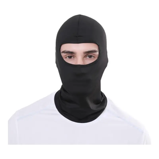 Torc motorcycle electric head cover windproof sun protection full face mask windproof cycling plus cotton head cover black four seasons head cover