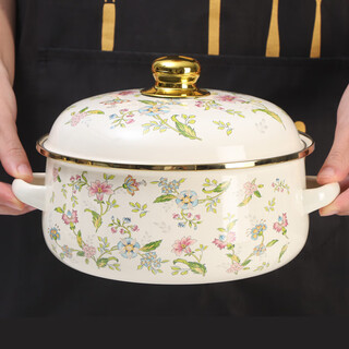 Oulijia phnom penh enamel lard tank household enamel with lid guest room refrigerator high temperature resistant chili oil tank special tank oil tank 16cm phnom penh - aromatic