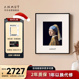 Anmut mural lyrics audio s2 third generation pro wall-mounted oil painting speaker bluetooth speaker home suspended lyrics subtitle audio hifi smart christmas girlfriend gift