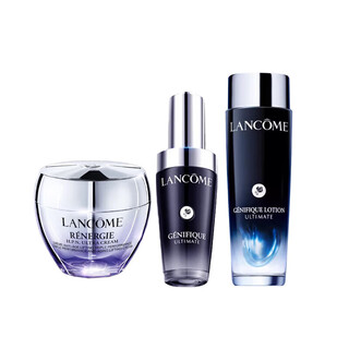 Lancome (lancome) moisturizing and hydrating accessories three-piece set sculpting firming cream 50ml + small black bottle filter water 150ml