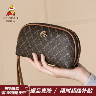 Scarecrow bag for women 2025 new clutch bag for women that can hold mobile phone large capacity coin purse christmas gift for wife dark brown