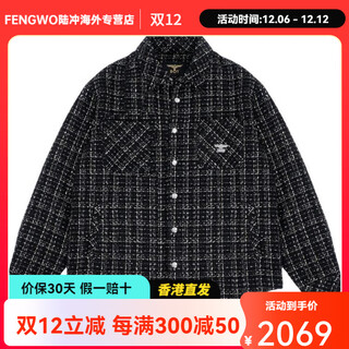 Boy london casual fashion simple long-sleeved shirt, same style for men and women, black black s