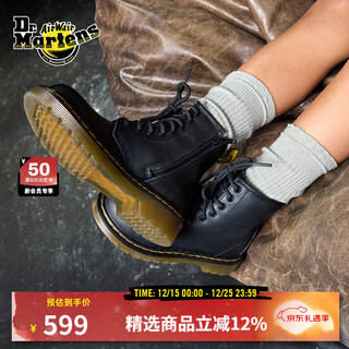 Dr. martens 1460 y british women's winter comfortable and versatile soft leather short boots martin boots black 37