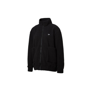 彪马（PUMA）Downtown Fleece 休闲全拉链立领毛绒保暖外套 女款 黑色舒适时尚 黑色 XL