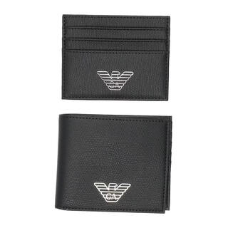Emporio armani emporio armani light luxury men's wallet black one size