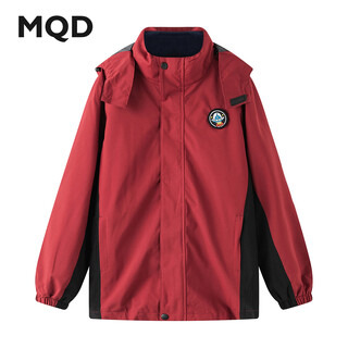 Mqd detachable jacket burgundy 175
