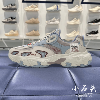 Fila's 2025 winter new men's and women's hurricane casual running sneakers f12w/m541141 f12m541141foa men's oyster gray brown/sheepskin brown 42