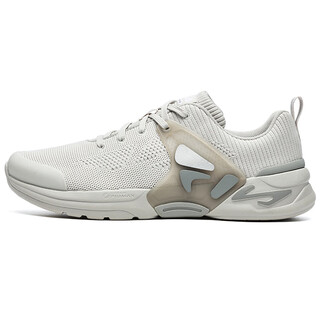 Fila mind 5 fabric comfortable and versatile low-top training shoes men's white gray fashion trend versatile classic moon impact 40.5