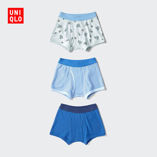 Uniqlo children's boys' shorts/3-pack underwear 481965 64 lake blue 160