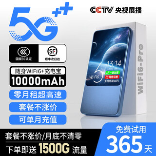 酷米行5G千兆网速移动随身wifi2025新款免预存高速双频充电宝二合一无线wifi6全国通用无线流量车载宽带 5G充电宝款【帝皇版】双频多核+1万毫安超长续航