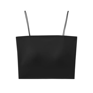 Thin ice silk tube top camisole comfortable push-up one-piece seamless back beautiful underwear women's wrap-proof bra black s