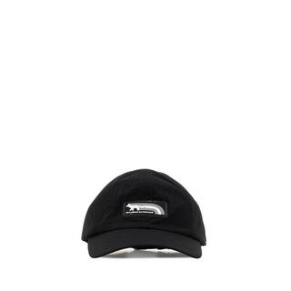 Maison kitsune men's hat sun protection nylon black outdoor summer baseball cap simple black one size |tu