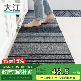 Dajiang kitchen floor mats are waterproof, non-slip, wipeable, no-wash, oil-proof floor mats, special floor mats for kitchen floors (pack of 2)