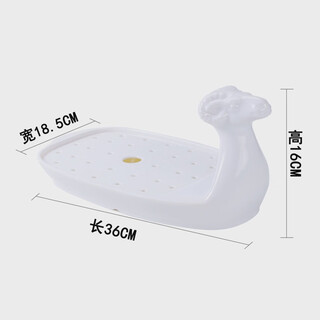 Yong huan hotpot restaurant's creative melamine mutton roll presentation dry ice tableware erdun shabu shabu special ice tray sheep head dry ice tray