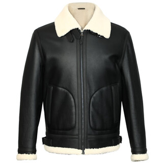 Carsyda brand men's jacket winter new fashionable motorcycle leather jacket with fur integrated black l 175/96a 50