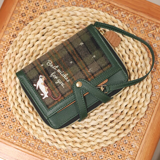 Macari passport holder storage bag, anti-theft document, multi-functional portable wallet and card holder for traveling abroad, notting hill green