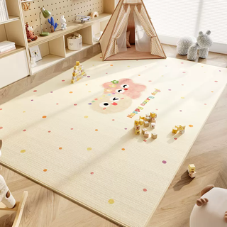 Yusenyi bedroom children's room carpet thickened reading area floor mat full mat living room cartoon bedside crawling large area carpet sticky marshmallows 200 pieces 200x300cm (three-proof suede, suitable for all seasons)