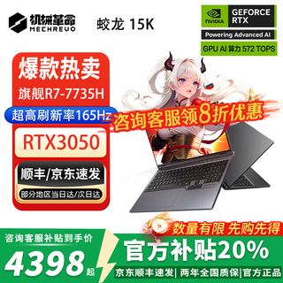 机械革命（MECHREVO）【补贴20%】蛟龙Pro 2025新款游戏本 满血RTX5060/5070 高刷电竞笔记本电脑锐龙R9旗舰独显高性能 R7-7735H RTX3050 165Hz 热销爆款