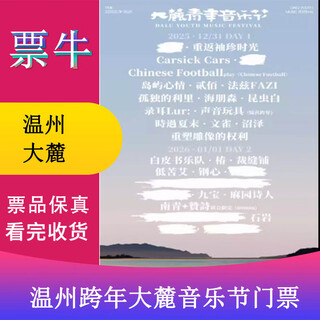Surprise price wenzhou station new year’s eve dalu youth music festival december 31, 2025 wednesday 19 30 258 early bird