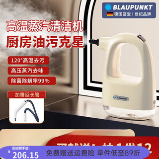 Blaupunkt german steam household high-temperature cleaning machine artifact kitchen cleaning high-temperature and high-pressure multi-function cleaning machine multi-function handheld integrated cleaning machine