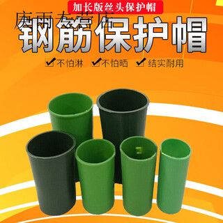 Zailu ouoety lengthened jingu steel bar protective cap plastic straight thread steel bar wire head protective cover protective cap plug 22 lengthened protective cap (100)