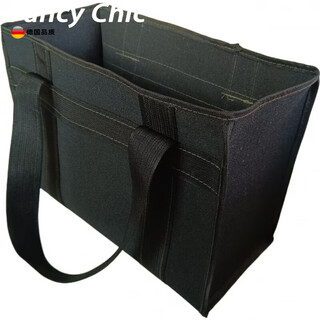 Fancychic new thickened wear-resistant black canvas handbag multi-functional repair and installation car maintenance storage handbag new thickened black canvas handbag by 43 high 32 wide 21