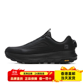 Fila autumn and winter boaexplorer3 explorer fashion simple personality trend sports leisure versatile comfortable shock absorption resistant black 40