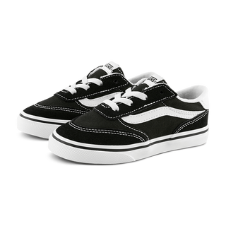 Vans children's shoes brooklyn ls slip-on black slip-on children's shoes black 21 measured inner length 12.5cm