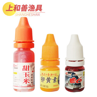 Dragon king hen (loonva) same style as zhongxin fish bait, sweet corn flavor, vitellin, qu 6, concentrated bait additive medicine, qu 6 (concentrated fish attractant essence) 5m
