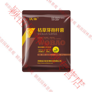 Bacillus subtilis organic vegetable soil improvement bacteria agricultural disease prevention fertilizer planting single microbial bacteria 200g*1 bag 40 billion/g
