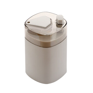 Yong huan yong huan push toothpick holder pop-up living room table push type toothpick can portable toothpick box white gray