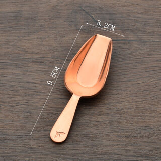 Guangyi japanese style copper tea spoon tea shovel handmade mini small copper brass tea spoon tea spoon single tea set accessories copper mini small tea shovel 1 piece