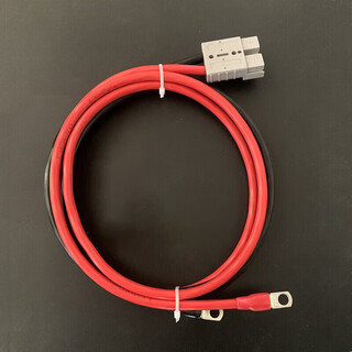 Hejian gong anderson plug with wire high current connection cable 50 120 175a electric forklift battery charging extension cable 120a/16 square meters/0.5 meters