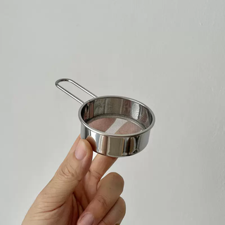 Yusen yi leaky mesh jar matcha sieve cocoa powder coffee small sieve flour sugar powder sieve 304 stainless steel powder spreader ultra-fine 1 pack