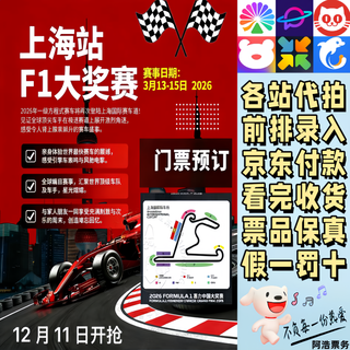 F1 tickets 2026 f1 heineken china grand prix shanghai station formula one racing tickets bidding and recording information 480 consultation before bidding private bidding is not valid non-original price