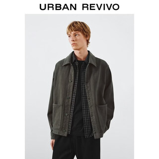 Ur2026 spring new men's style simple lapel pocket cotton casual jacket umm860017