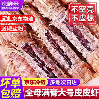 Baiweidian fresh cooked frozen pipi shrimp fresh shrimp sesame shrimp large crawling shrimp meat shrimp fugui shrimp bbq red paste meat fat large female pipi shrimp 17-20 pieces/jin jin is equal to 0.5kg 2jin jin is equal to 0.5kg (net weight)