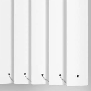 Jieyimao aluminum alloy vertical vertical blinds office living room bedroom study kitchen bathroom waterproof and oil-proof shading 8 points 9 cm white 1 point 0x1 point 0