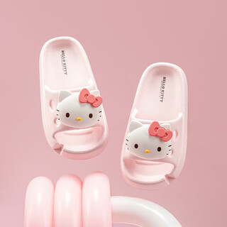 Hellokitty children's shoes girls' slippers summer home indoor lightweight children's bathroom cartoon slippers 3346c pink 200