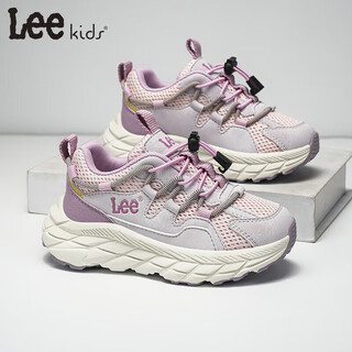 Lee children's shoes spring children's sports shoes lightweight casual dad shoes non-slip wear-resistant running shoes for boys and girls 50% off pink 26 recommended foot length 160mm