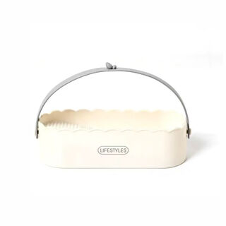 Wing fantasy multifunctional makeup brush cleaning and drying storage box internet celebrity ins style high-looking brush beauty egg cleaning tool simple white