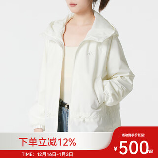 阿迪达斯女2025新款冬季运动休闲舒适连帽夹克加绒保暖防风外套KS2809 KS2809 L