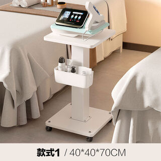 Other institute instrument beauty cart movable tool cart 40*40*70cm warm white standard 000cm